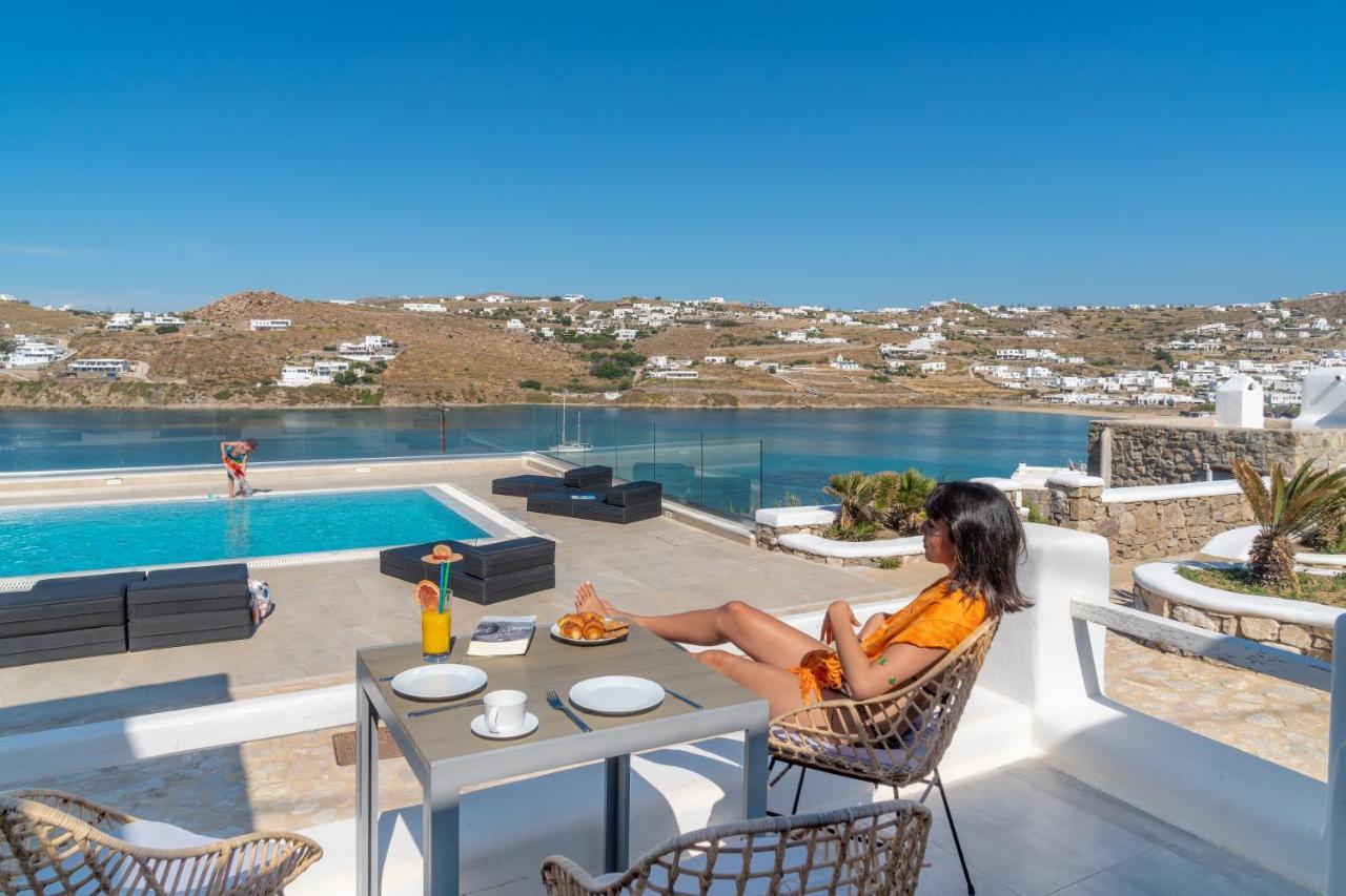 Ferienwohnung Corfos Blue Mykonos Ornos  Exterior foto
