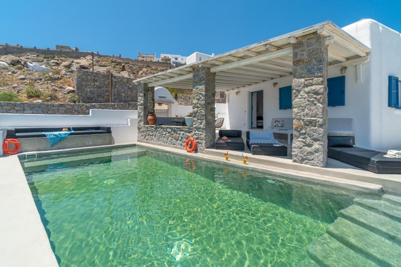 Ferienwohnung Corfos Blue Mykonos Ornos  Exterior foto